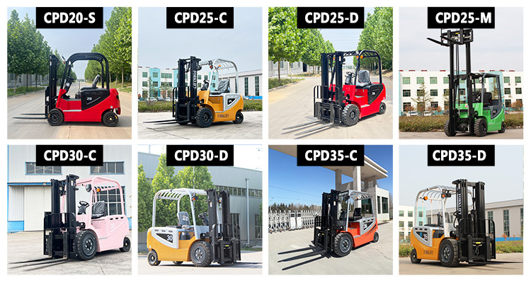 Electric forklift truck