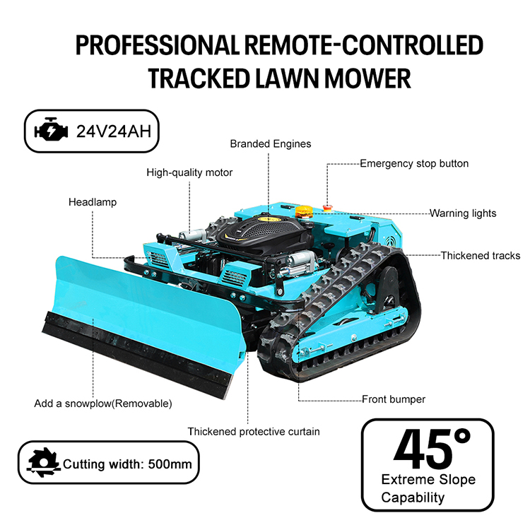 ガス芝刈り機のクリアランス