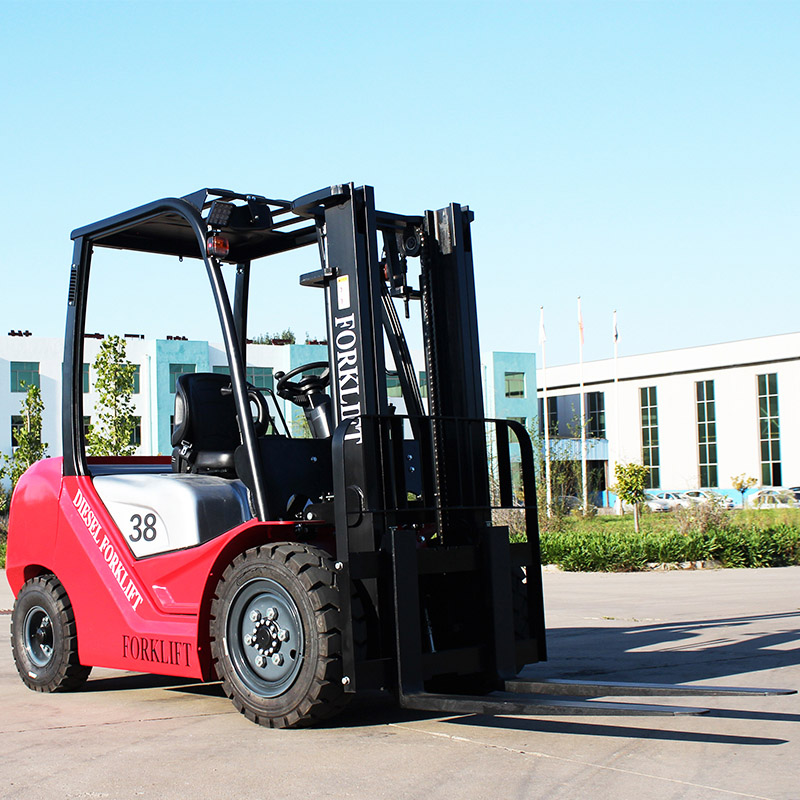 Electric warehouse forklift