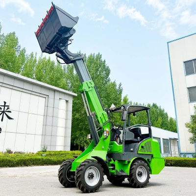 Электрический фронтальный погрузчик для садового трактора