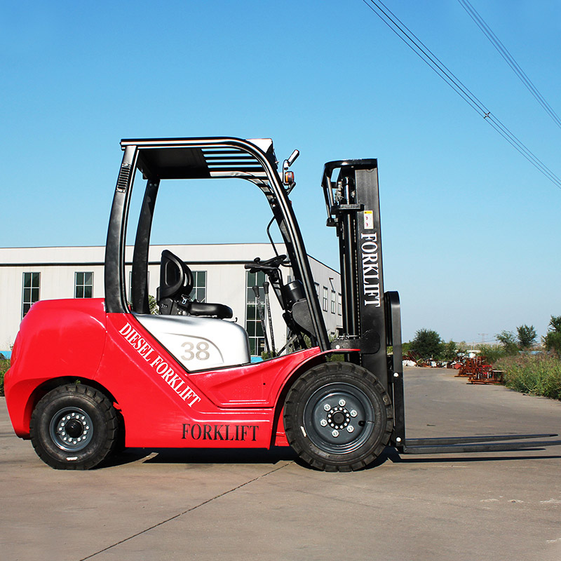 Electric warehouse forklift